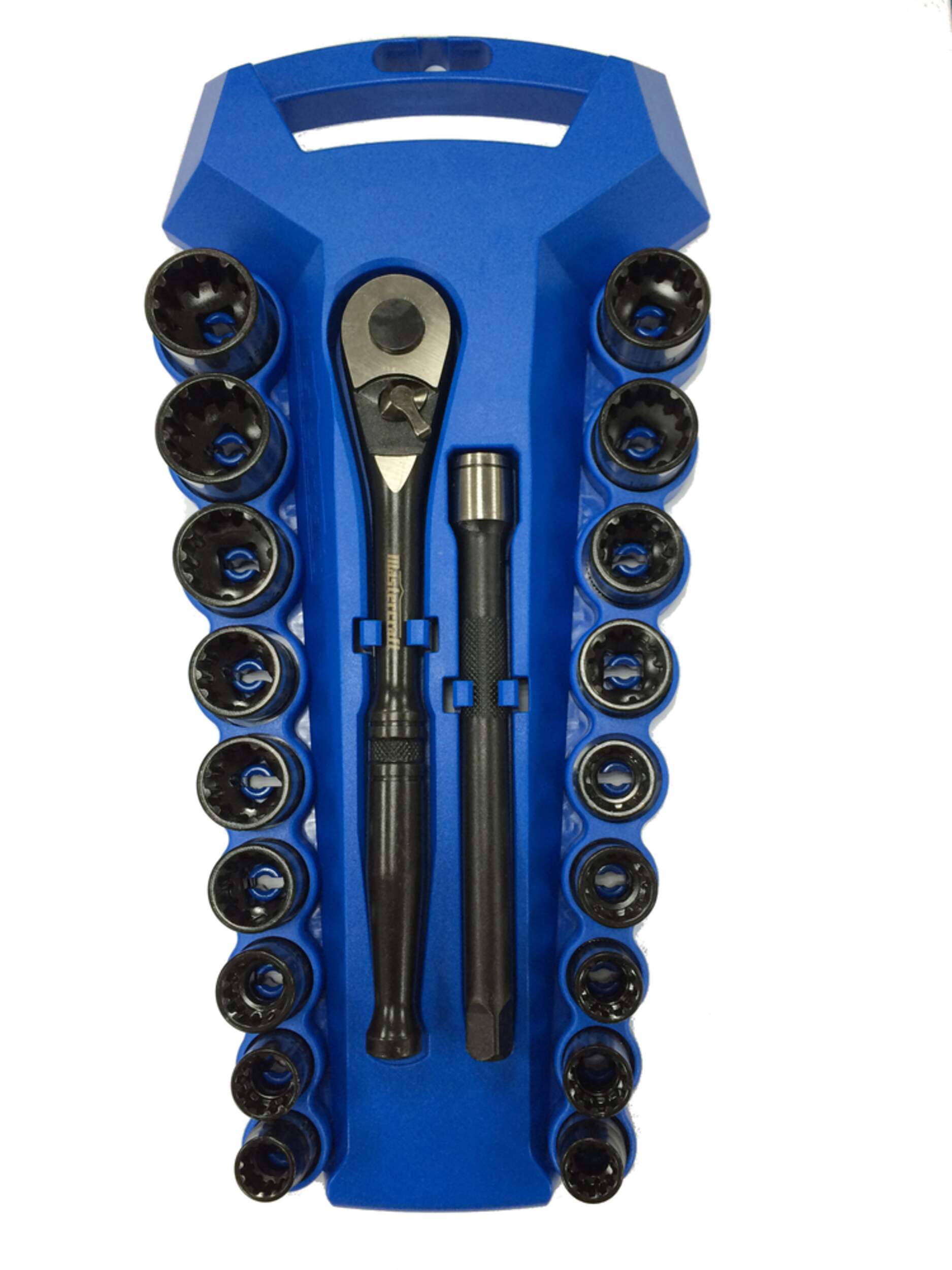 Mastercraft Universal Drive Socket Set, 3/8-in, 20-pc Overhead_Flat