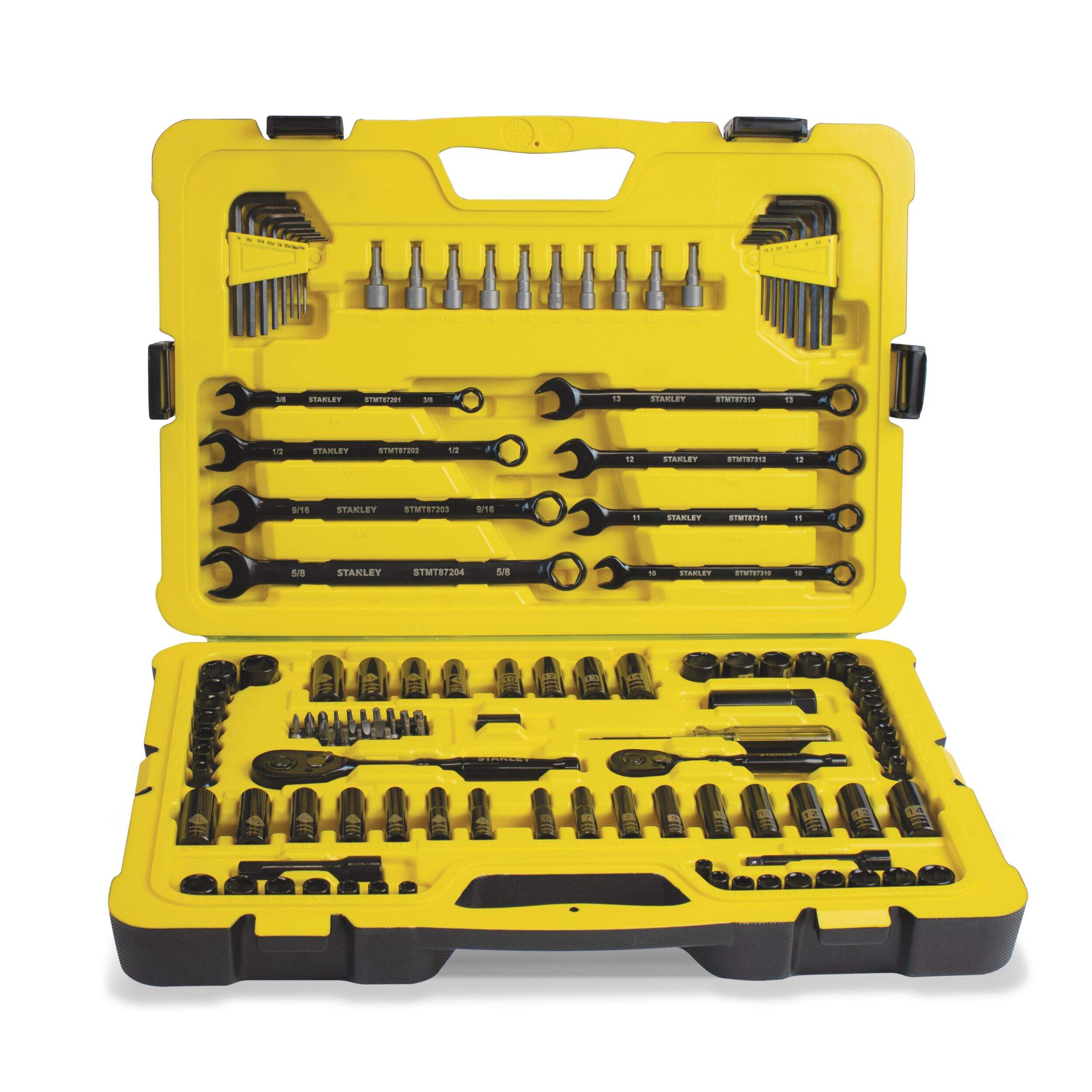 Stanley Pro Max Black Chrome Socket Set, 126-pc Front_Elevated