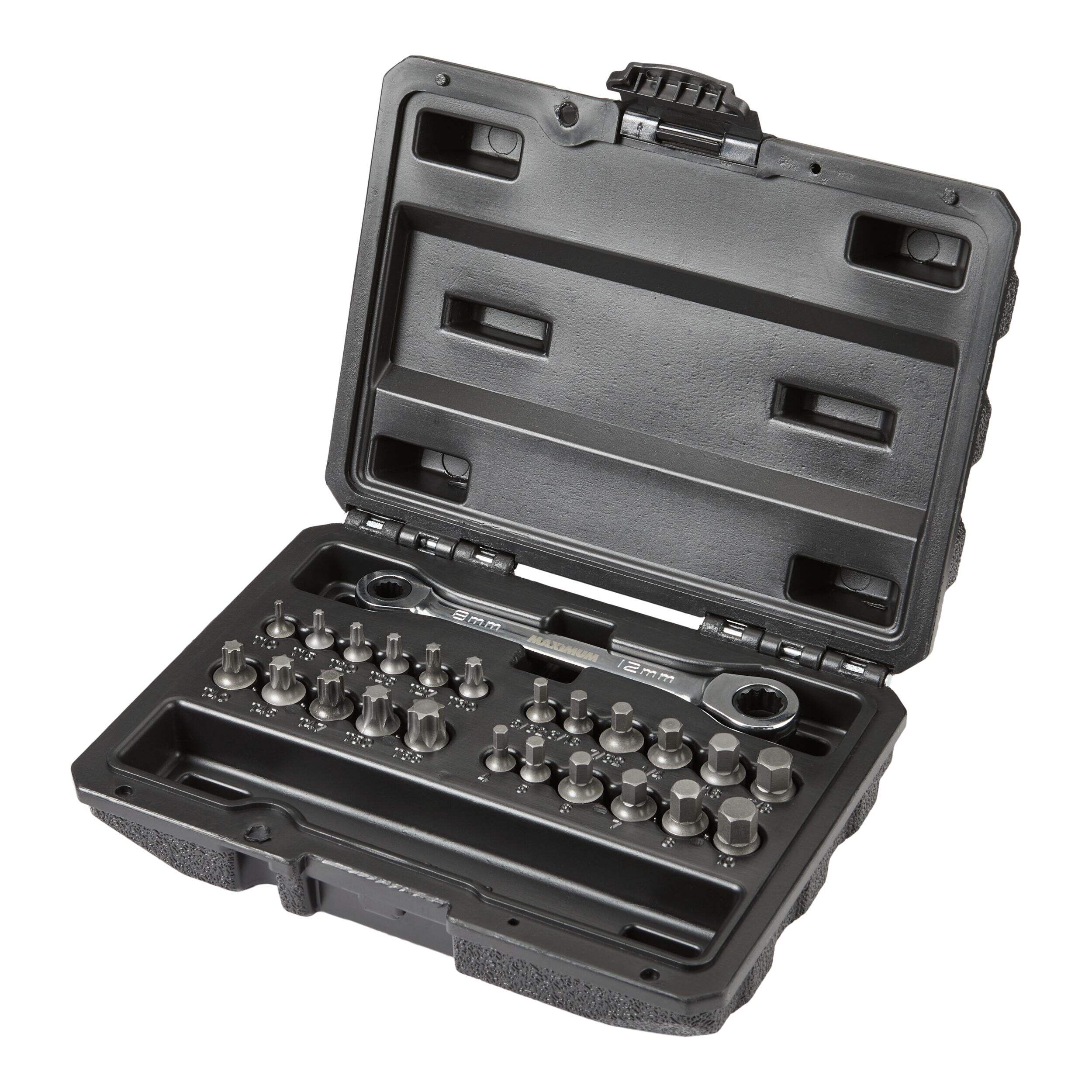 MAXIMUM Ratcheting Bit Wrench Set, 24-pc Front_Three_Fourths_Angled_Left