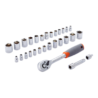 Certified Socket and Ratchet Set, 29-pc Composite_or_Mixed