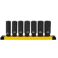 Stanley Pro 1/2-in Deep Impact Socket Set, Metric, 7-pc Front_Elevated