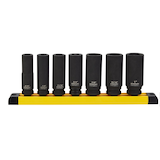 Stanley Pro 1/2-in Impact Socket Set, SAE, 7-pc Front_Elevated