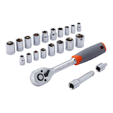 Certified Socket and Ratchet Set, 21-pc Composite_or_Mixed