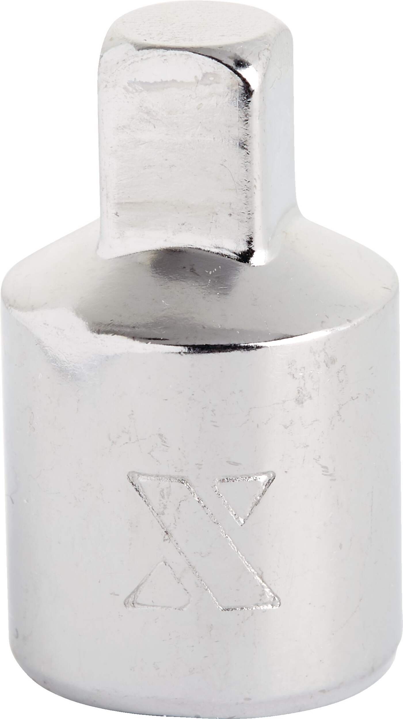 MAXIMUM 1/2-in to 3/8-in Drive Socket Adapter, Nickel-Chrome Plating Front_Flat