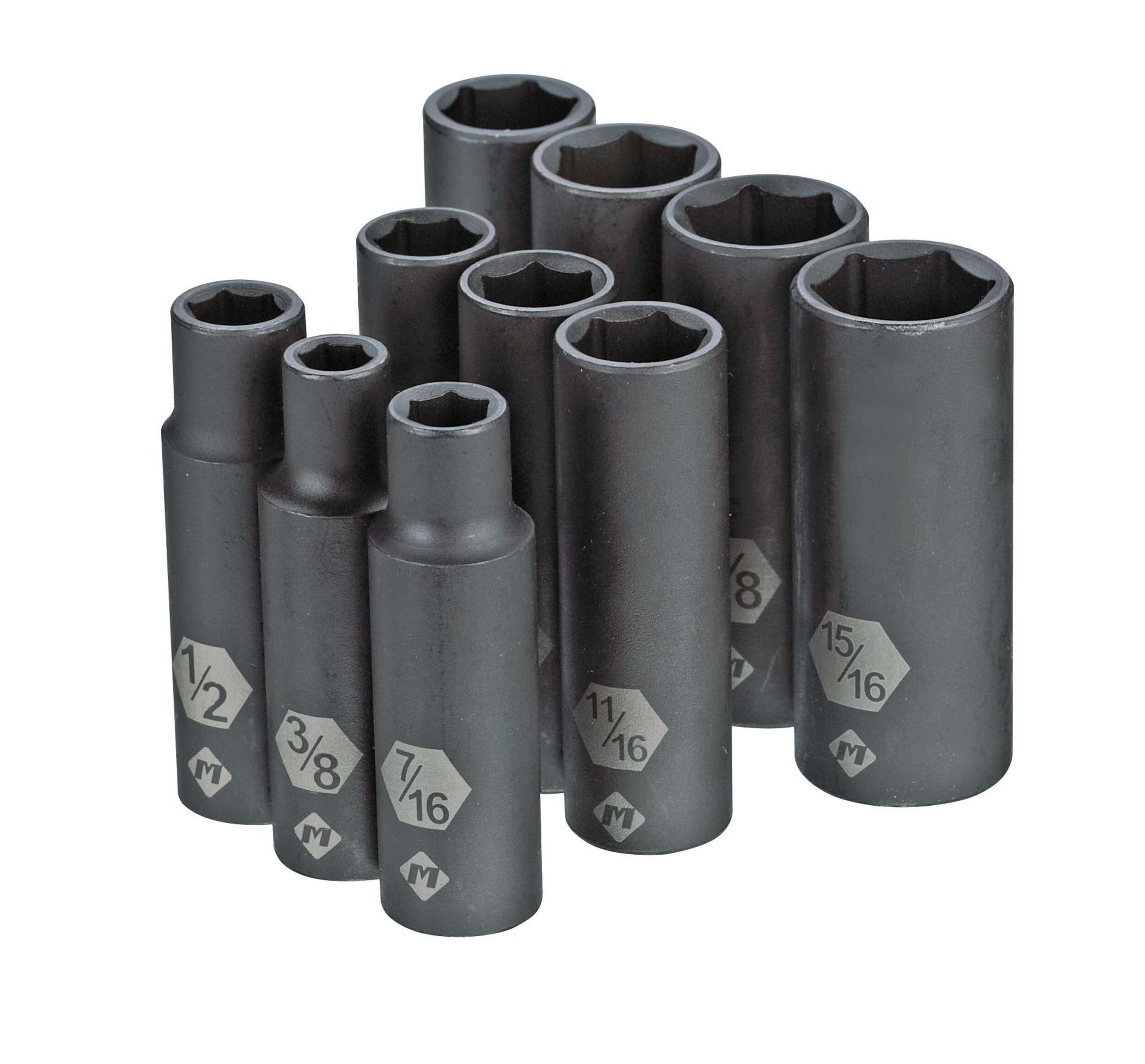 MAXIMUM Impact Socket Set Combo Pack Front_Three_Fourths_Angled_Left