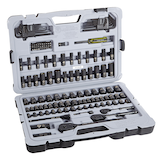 Stanley Black Chrome Socket Set, 143-pc