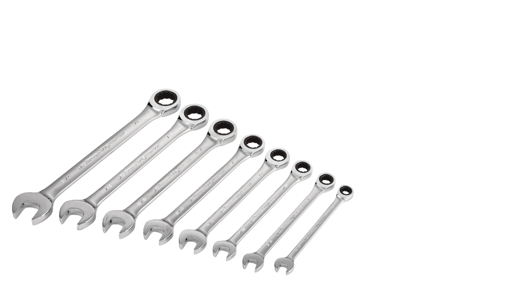 MAXIMUM Professional Grade Ratcheting Wrench Set, 18pc, SAE / Metric