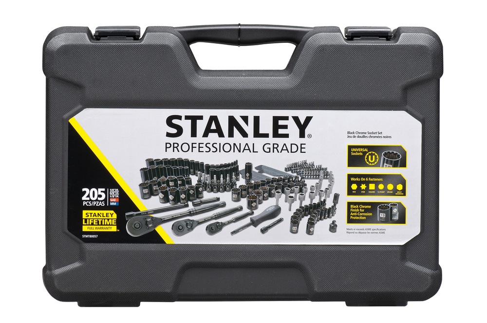Stanley Universal Socket Set, 205pc Canadian Tire