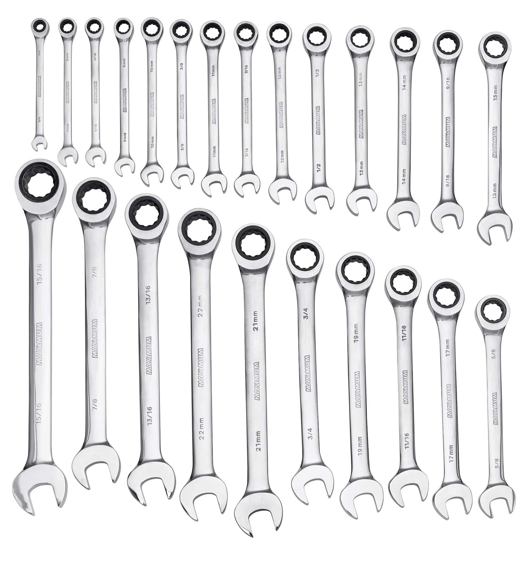 MAXIMUM Ratcheting Wrench Tool Set, 24-pc | Canadian Tire