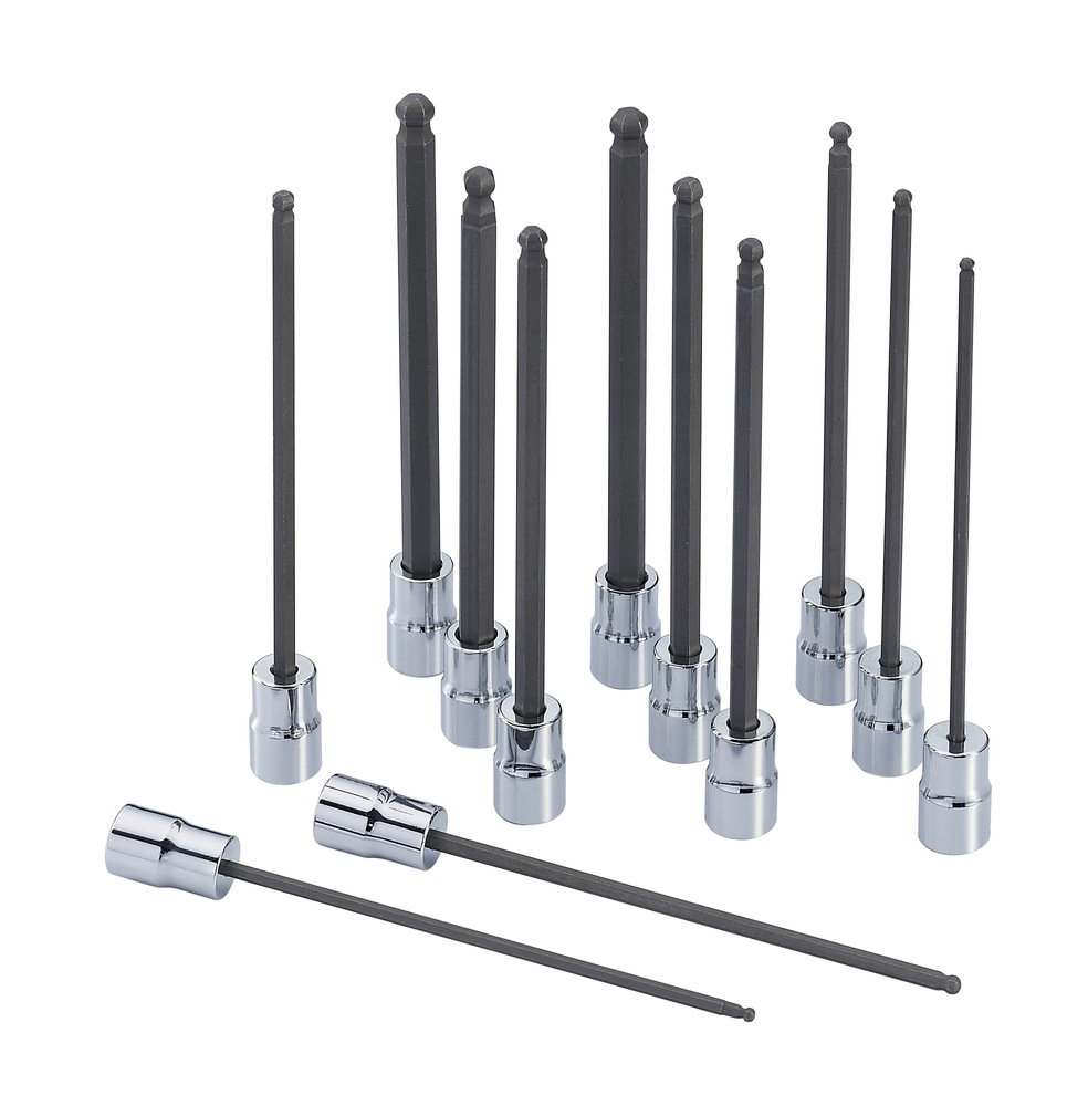 Mastercraft Socket, 233pc & Long Arm Hex Key Bit Set, 12pc Canadian