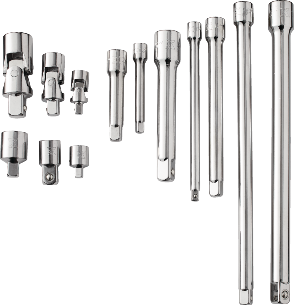 MAXIMUM Socket Accessory Set, 13pc, Chrome plating Canadian Tire