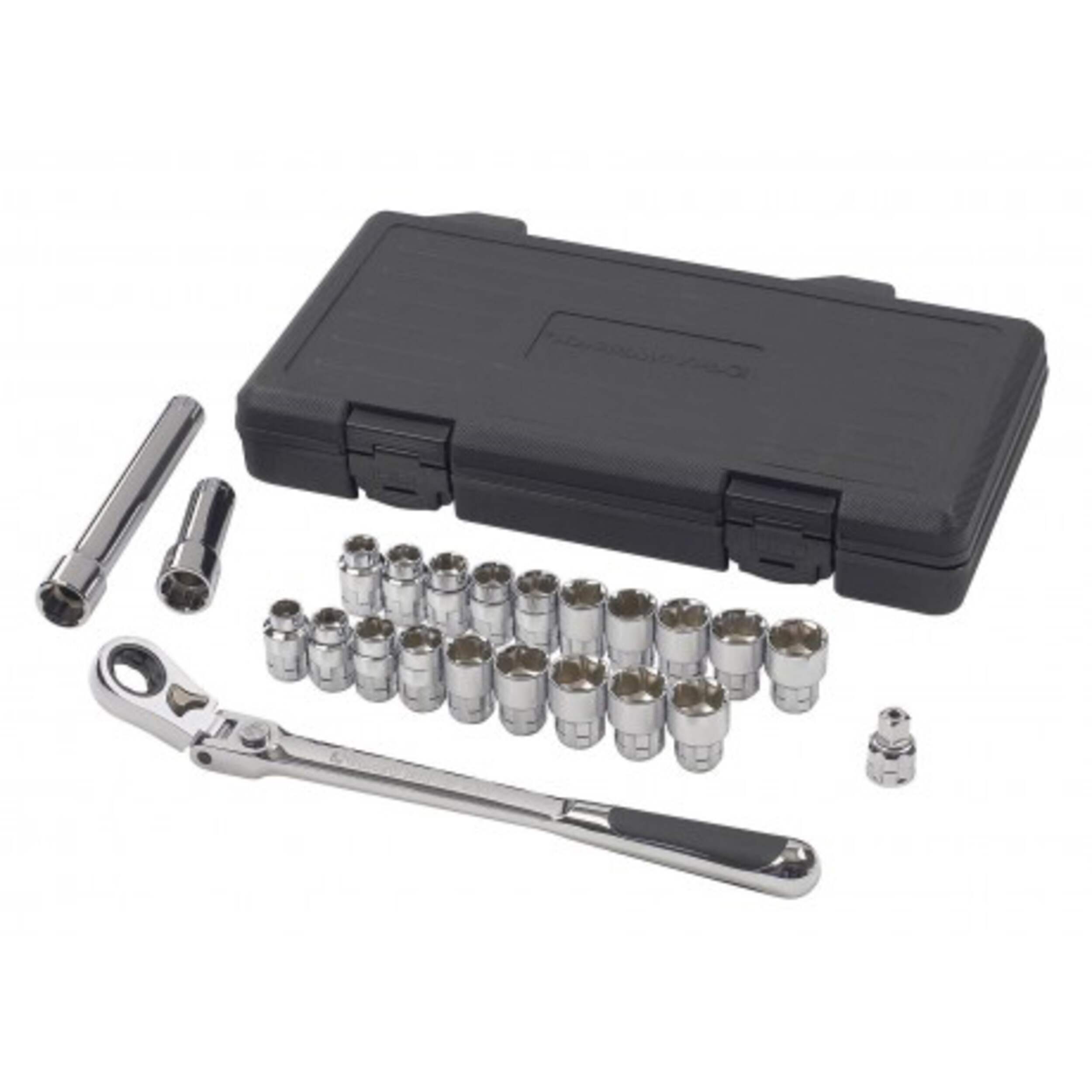 GearWrench PassThru™ 3/8in Drive Socket Set 23pc, SAE/Metric