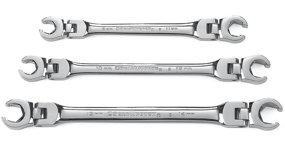 Gearwrench Flexhead Wrench, 3pc, Metric, CRV Canadian Tire