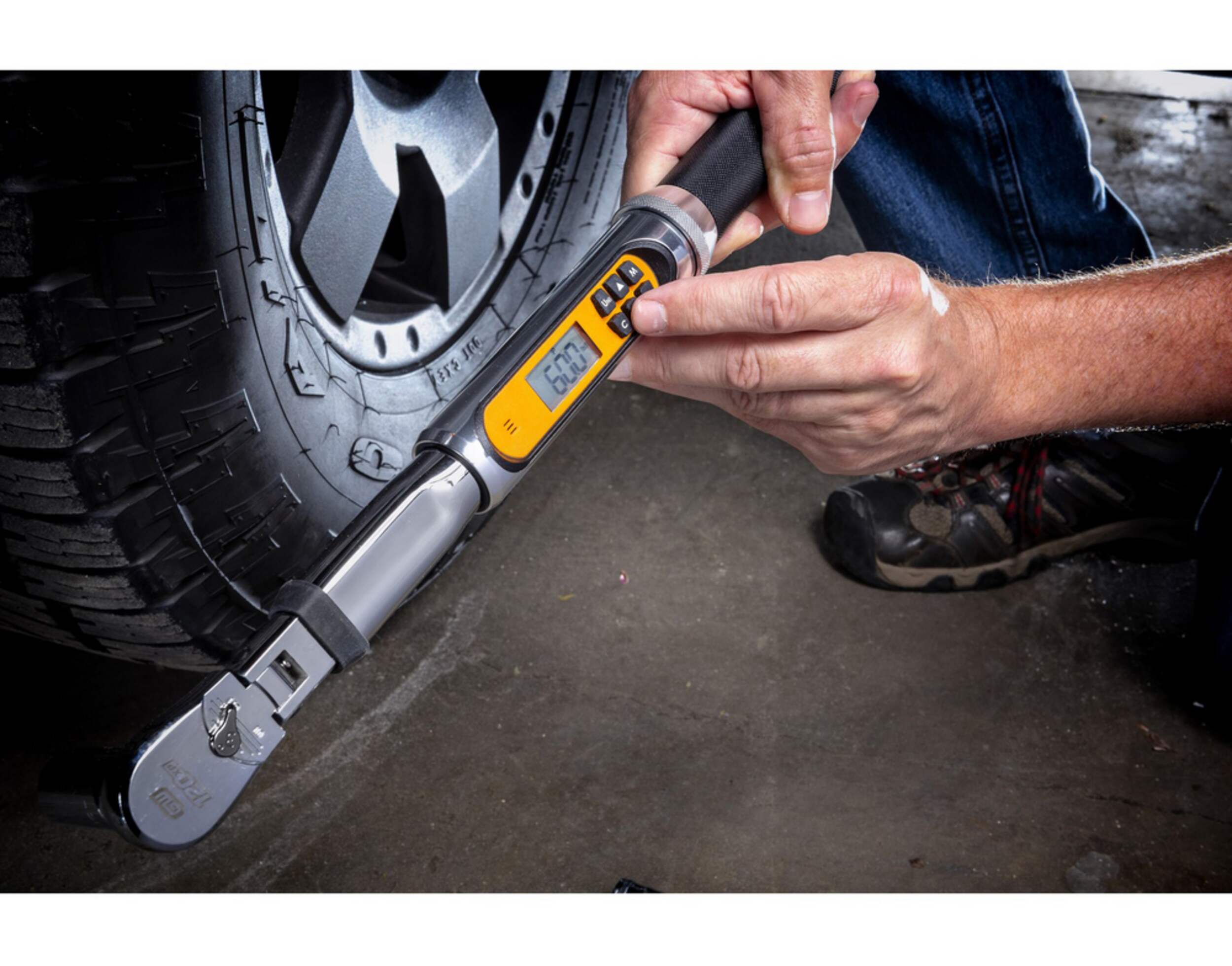 GearWrench 120XP™ Electronic Flex Angle Torque Wrench, 1/4in