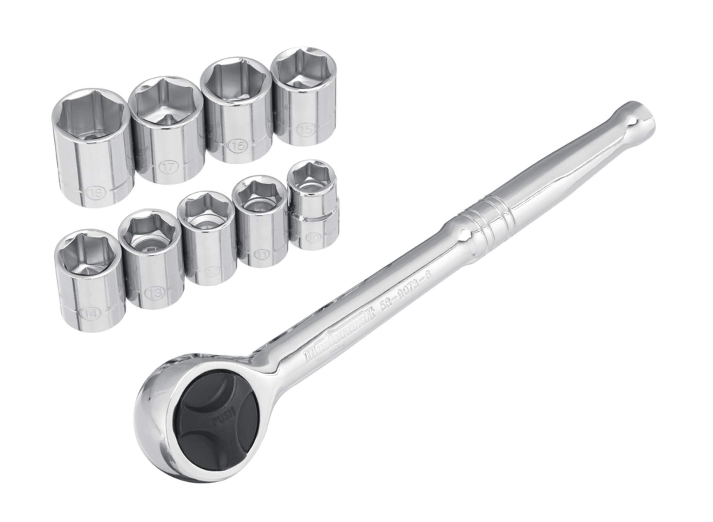Mastercraft 3/8in Drive Socket Set, 10pc Canadian Tire