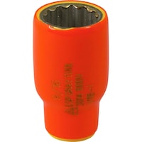 Gray Tools SAE Socket, 12PT 1000V Insulated, 0.25-in