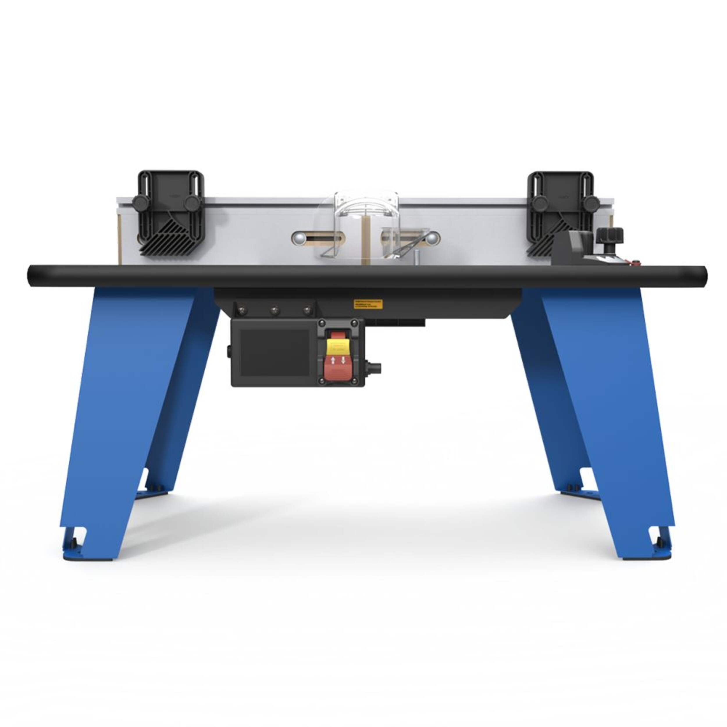 Mastercraft Router Work Table with Throat Plates and Dual Outlets Front_Flat
