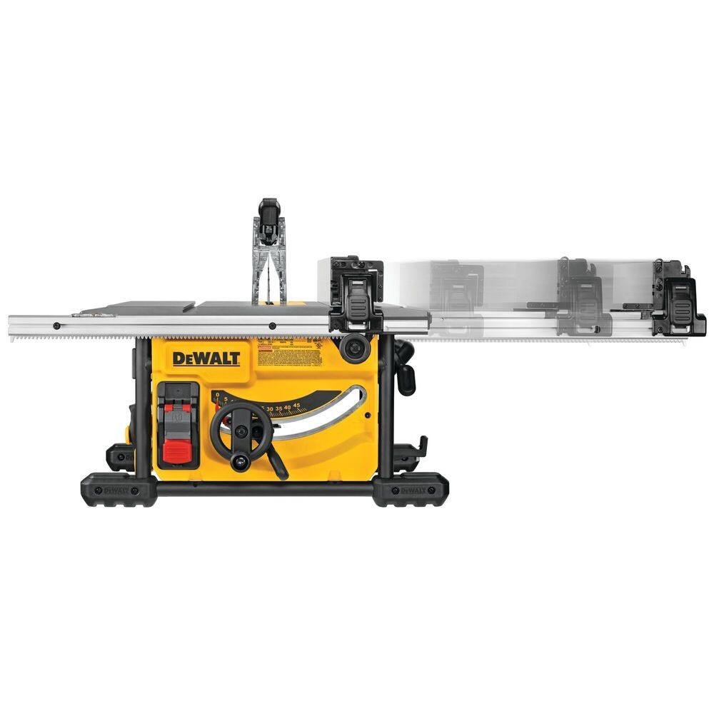 DEWALT DWE7485 15 Amp Compact Jobsite Table Saw, 8-1/4-in