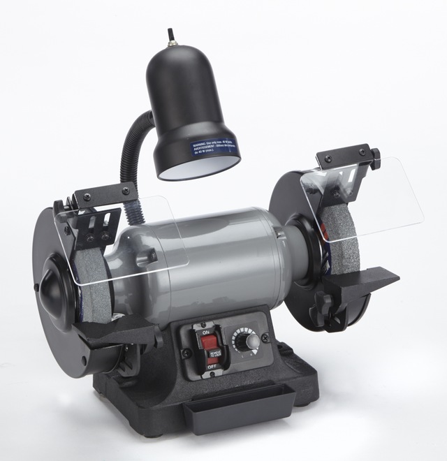 MAXIMUM 2.5 Amp Cast Iron Variable Speed Grinder, 6in Canadian Tire