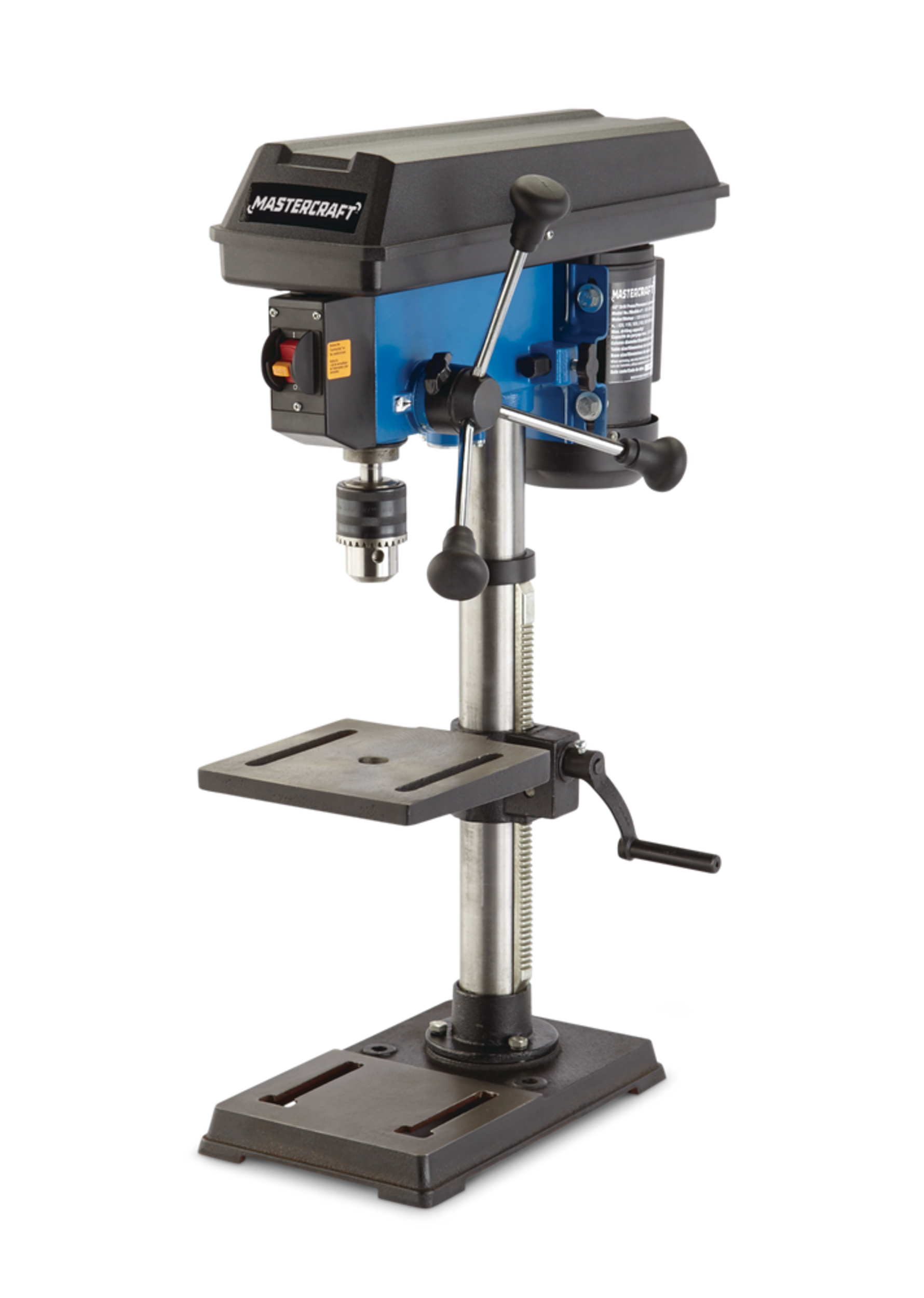 Mastercraft 4.1Amp Metal Drill Press with LED Front_Three_Fourths_Angled_Left
