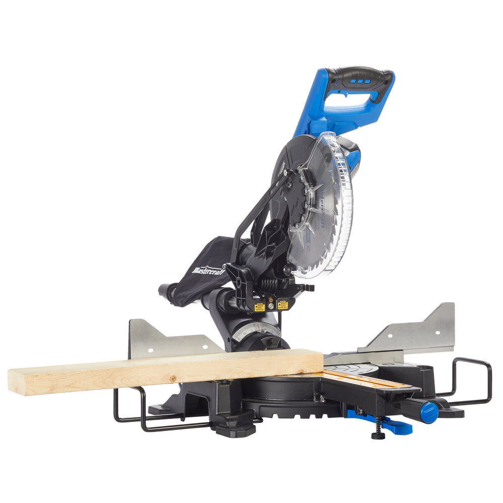 Mastercraft 15 Amp Dual-Bevel Sliding Mitre Saw with Laser, 10-in  Canadian Tire