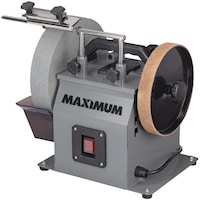 MAXIMUM Pro 1.6 Amp 2-Direction Water Cooled Wet/Dry Tool Sharpener Front_Three_Fourths_Angled_Left