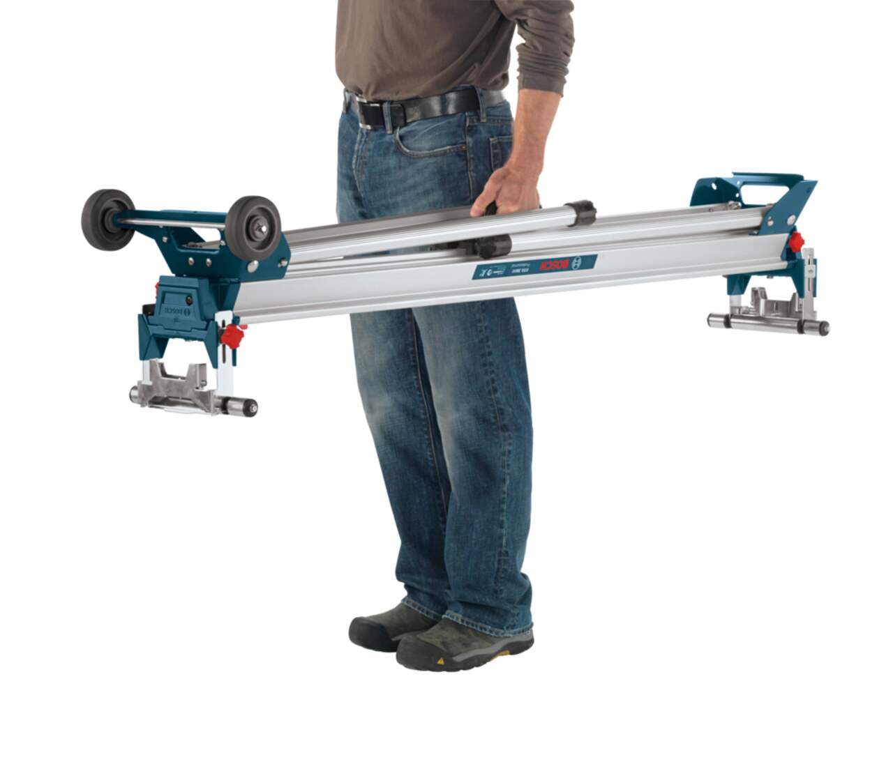 Bosch Folding Leg Mitre Saw Stand with Transport Wheels Rapid