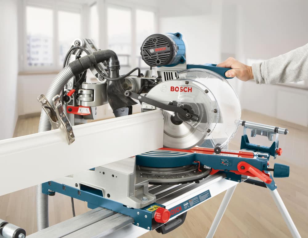 Filth Decrement Queen Bosch Dual-Bevel Gliding Mitre Saw, 10-in | Canadian Tire