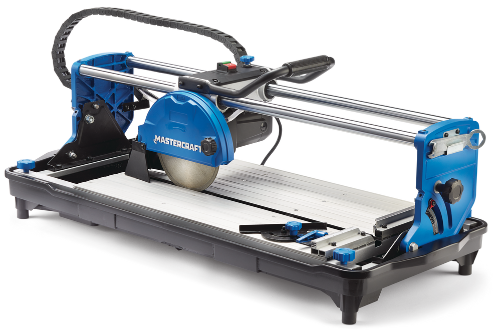Mastercraft Sliding Wet Tile Saw, 7in Canadian Tire