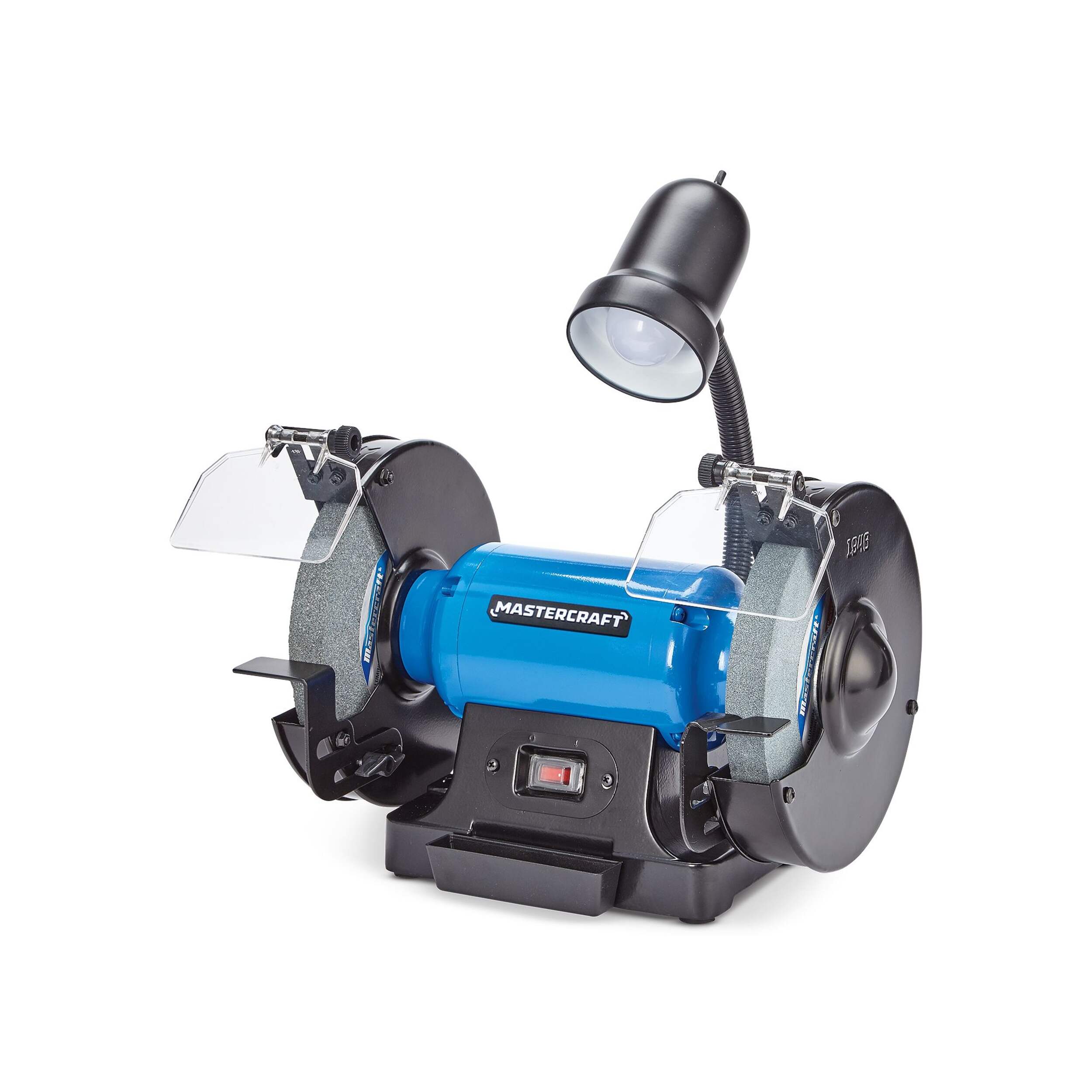 Mastercraft 4.8A Bench Grinder, 8-in Front_Angled_Left