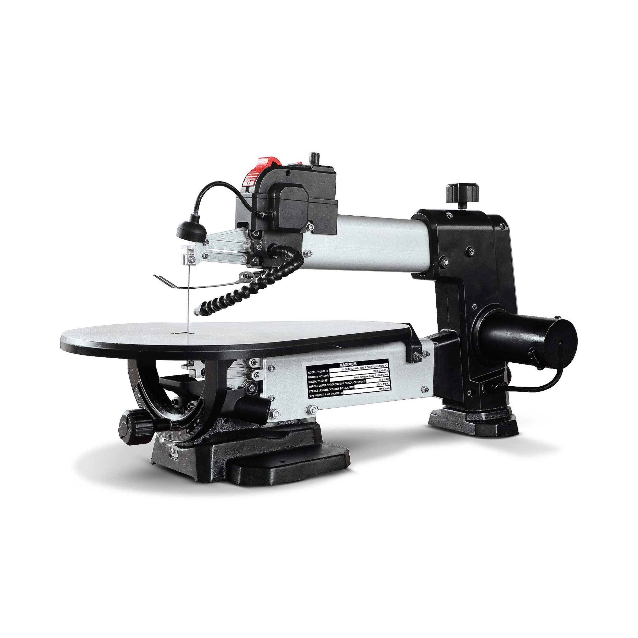 Scie à chantourner MAXIMUM, 18 po Front_Angled_Left