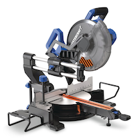 Mastercraft 15 Amp Sliding Compound Mitre Saw, 10-in Front_Three_Fourths_Angled_Right