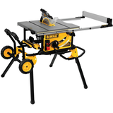 Scie d'établi de chantier DEWALT DWE7491RS 10 po, 32-1/2 Capacité de refente avec support roulant, 15 A Front_Angled_Right