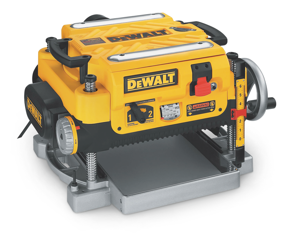 DEWALT DW735 15 Amp Aluminum 13in Three Knife, Two Speed Thickness Planer Canadian Tire