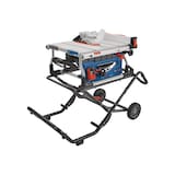 Bosch GTS15-10 15 Amp Jobsite Table Saw with Gravity-Rise Wheeled Stand, 10-in Front_Three_Fourths_Angled_Right