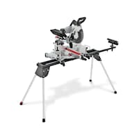 MAXIMUM 15 Amp Dual-Bevel Sliding Mitre Saw with Stand, 10-in Front_Angled_Right