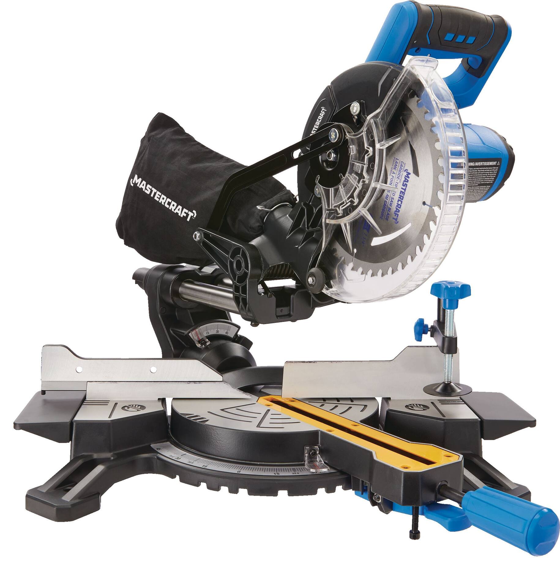 Mastercraft 20V Cordless 7-1/4-in Single-Bevel Sliding Mitre Saw, Tool Only  Canadian Tire