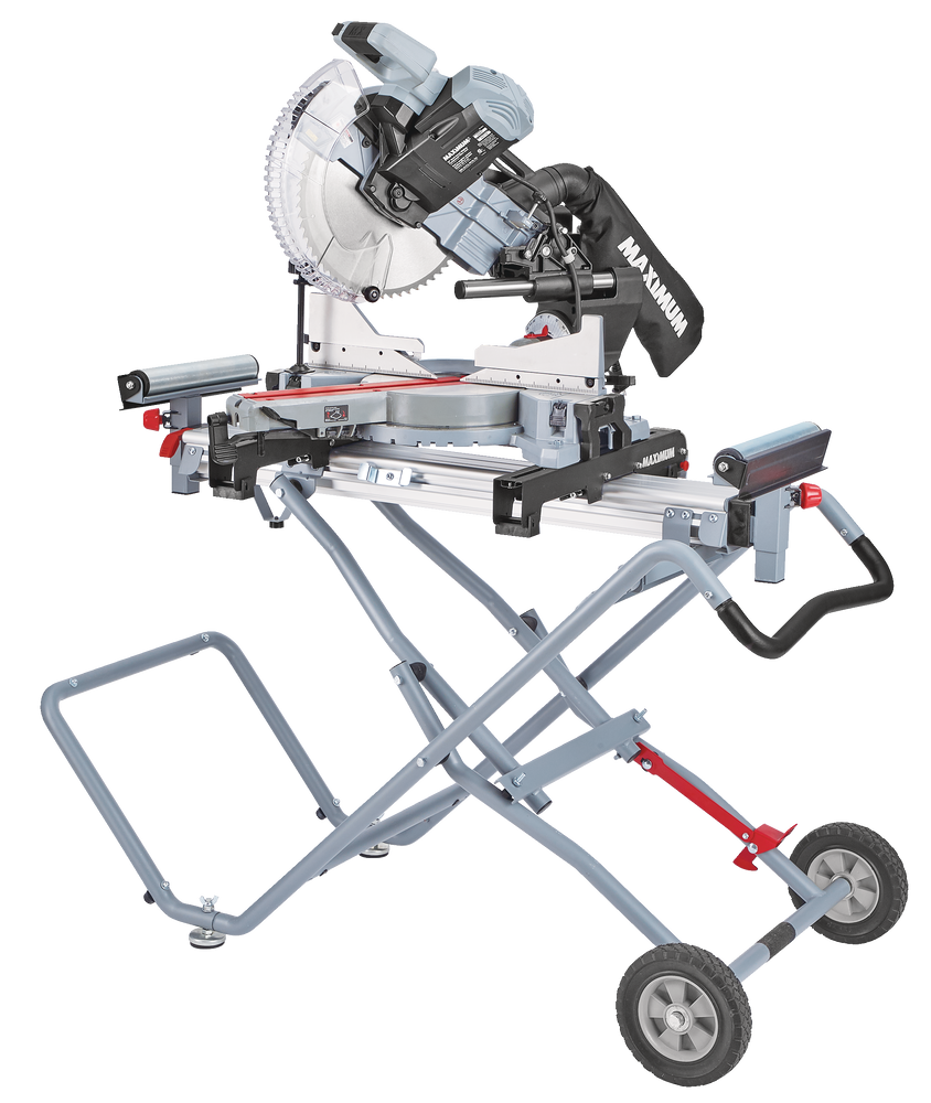 MAXIMUM EasyRise HeavyDuty Mitre Saw Stand with Quick Clamp