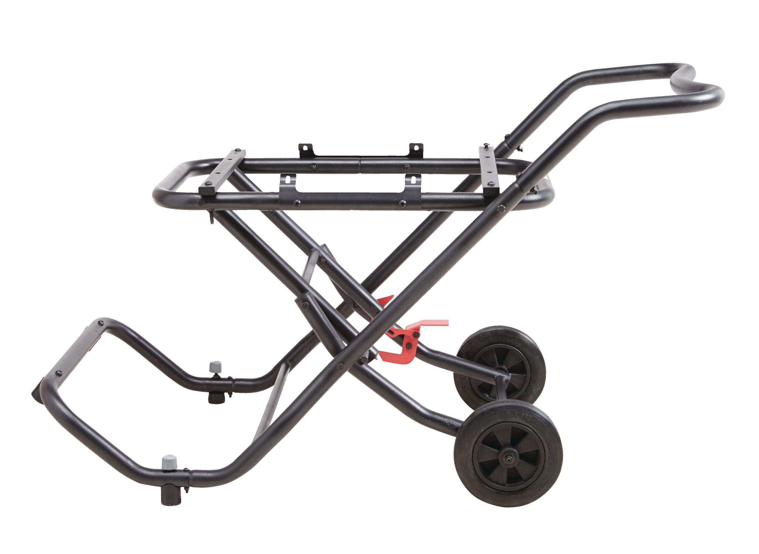 MAXIMUM Easy-Rise Table Saw Stand with 2 Wheels Front_Elevated