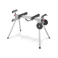 MAXIMUM Aluminum Heavy-Duty Mitre Saw Stand, 8.2 ft Front_Angled_Left