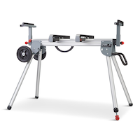 MAXIMUM Aluminum Heavy-Duty Mitre Saw Stand, Lightweight, 8.2-ft