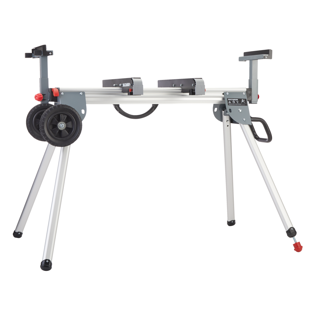 MAXIMUM Aluminum HeavyDuty Mitre Saw Stand, Lightweight, 8.2ft
