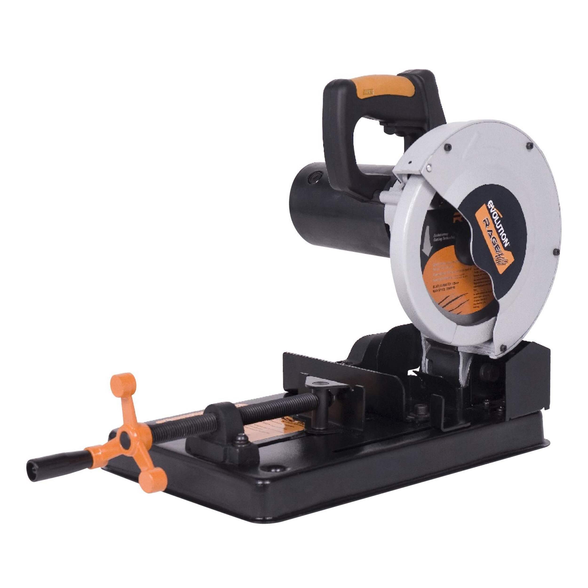 Evolution RAGE4 15 Amp Chop Saw with 7-1/4-in Multi-Material Cutting Blade Front_Three_Fourths_Angled_Left