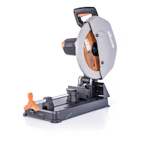 Evolution R355CPS 15 Amp Chop Saw with 14-in Multi-material Cutting Blade Front_Angled_Left