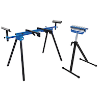 Mastercraft Mitre Saw Stand with Bonus Support Stand Front_Three_Fourths_Angled_Right