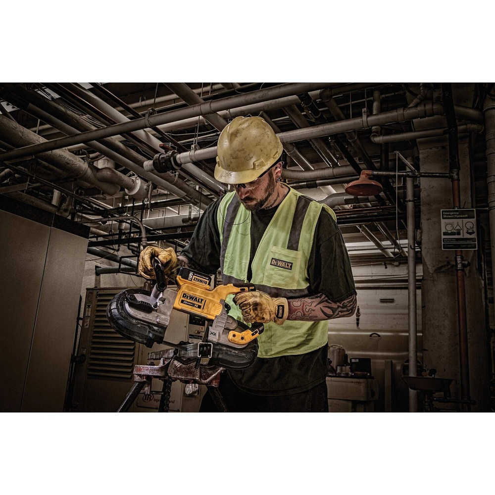 DEWALT DCS374P2 20V MAX Brushless Deep Cut Band Saw with 20V MAX 5.0Ah
