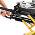 DEWALT DWX726 Heavy Duty Rolling Mitre Saw Stand Only CloseUp