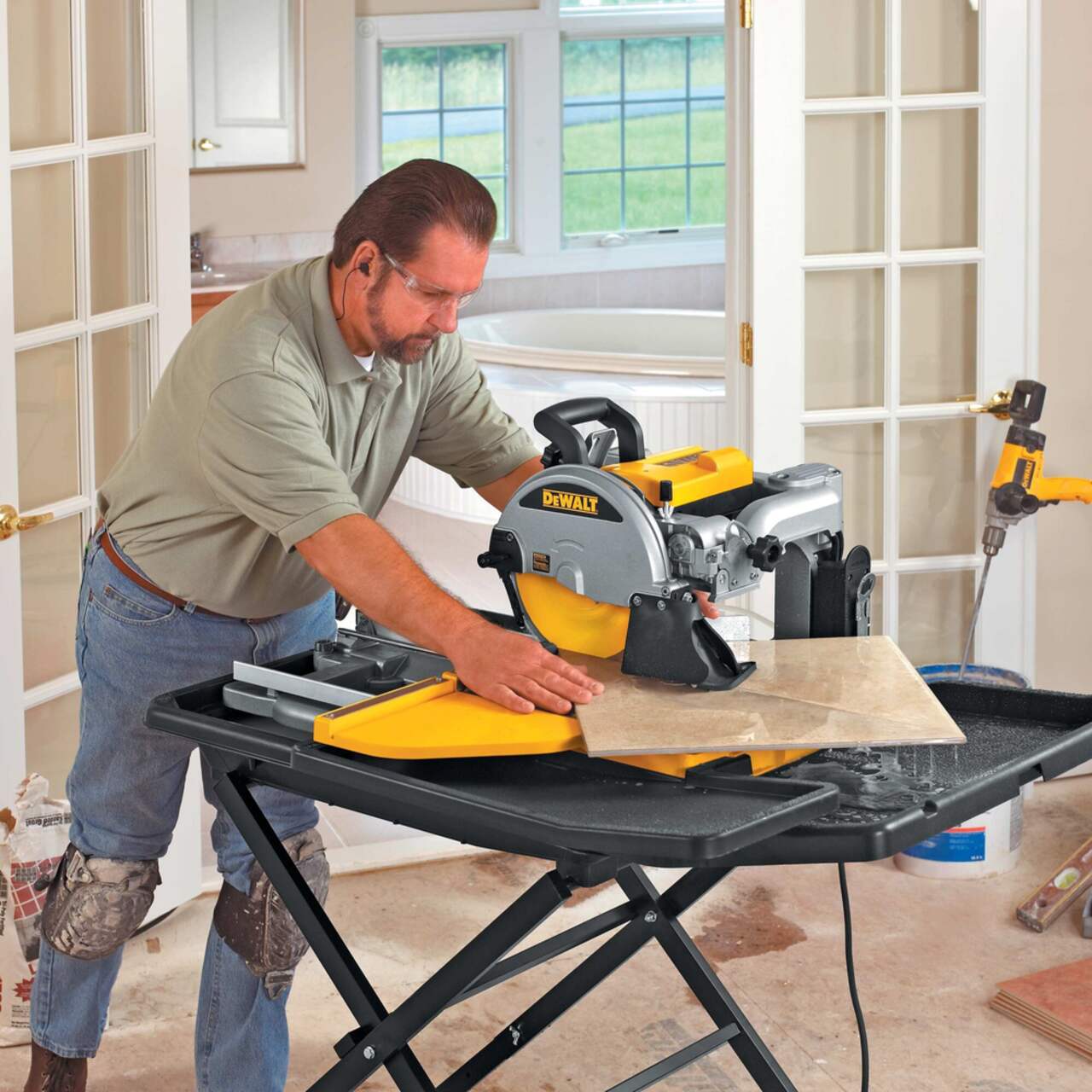 Used dewalt clearance tile saw