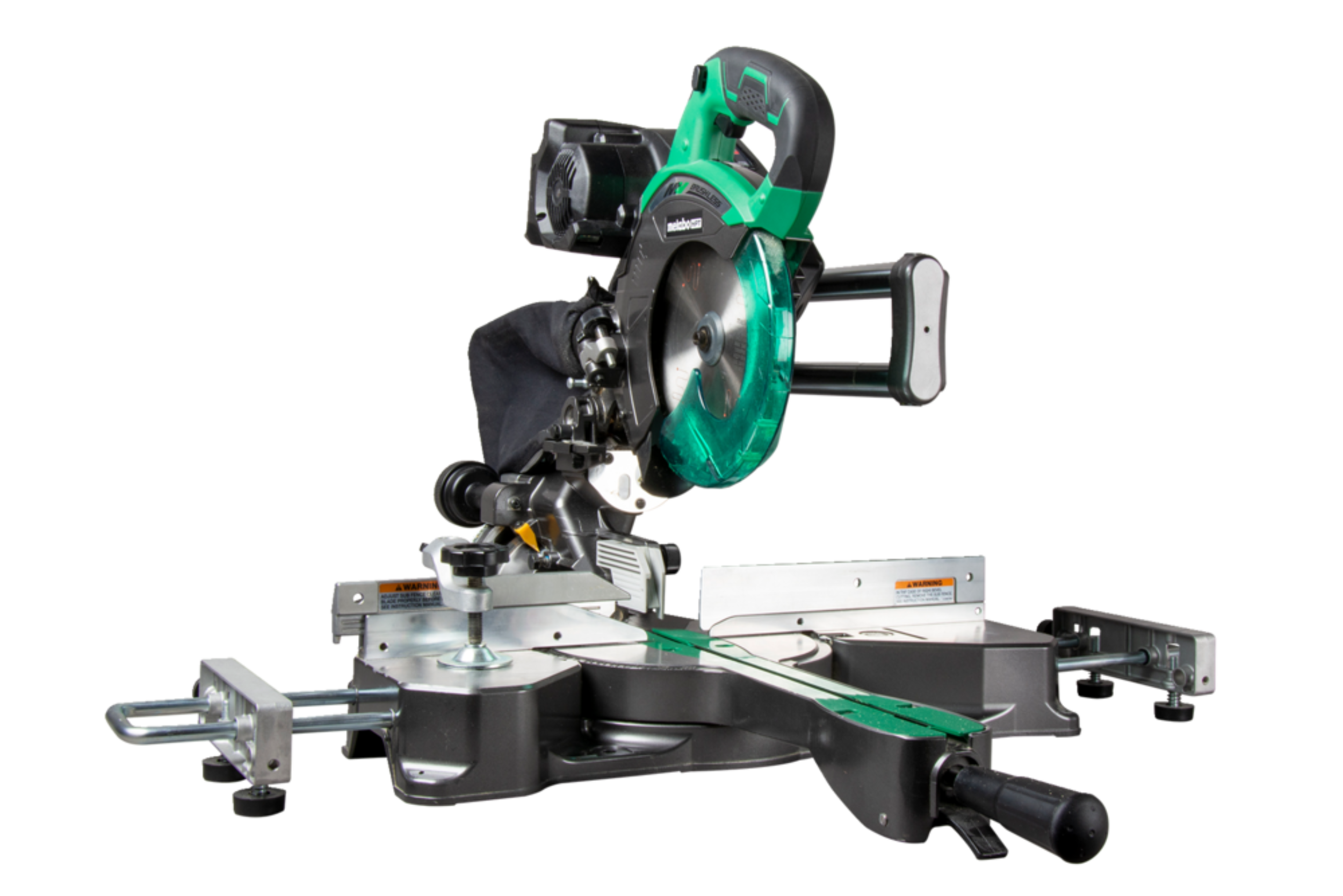 Metabo HPT 36V Brushless 7-1/4-in Dual Bevel Sliding Mitre Saw Front_Angled_Right