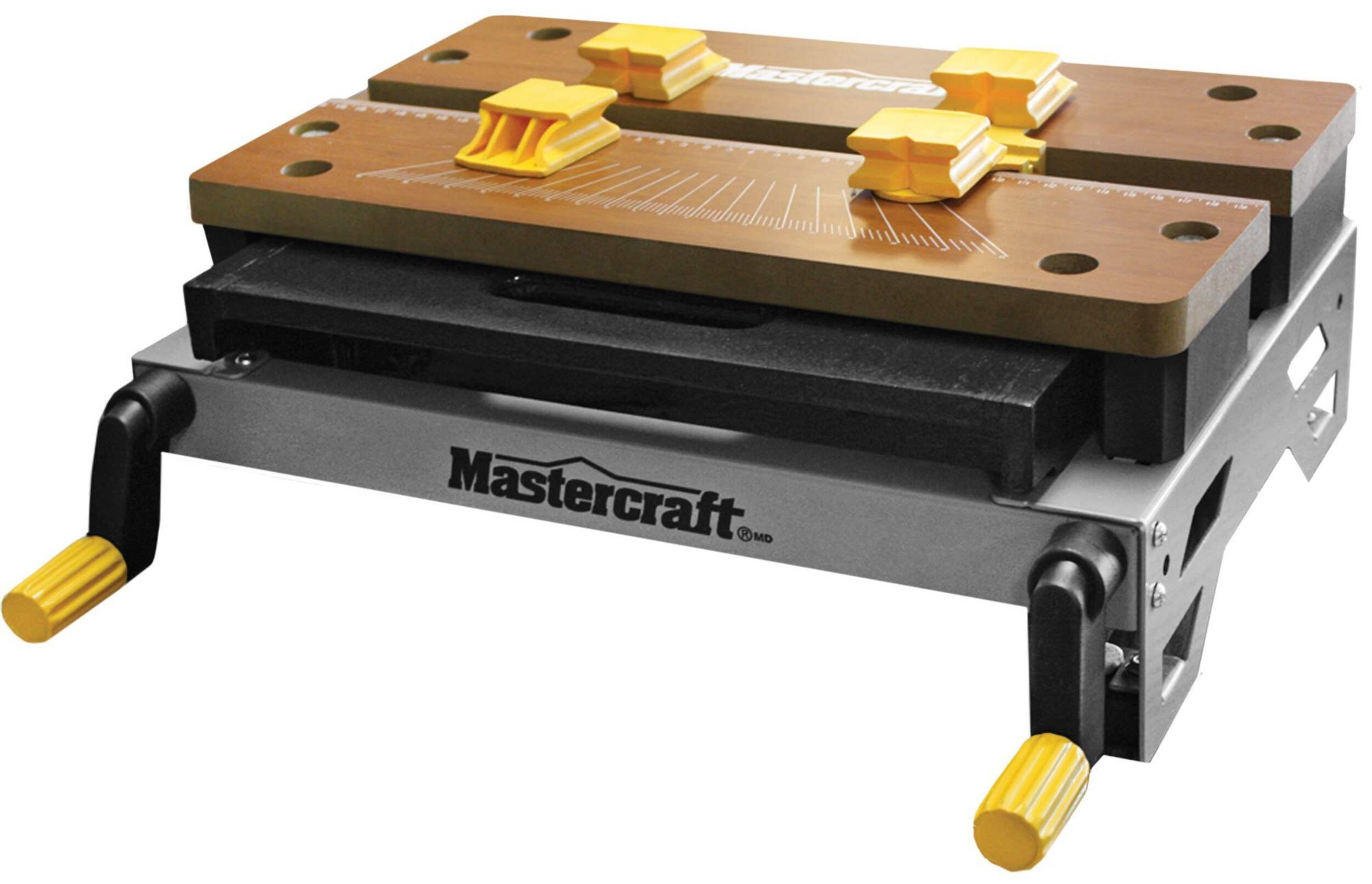 Mastercraft Portable Clamping Table with Tool Storage Front_Angled_Left